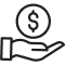 Hand with dollar sign